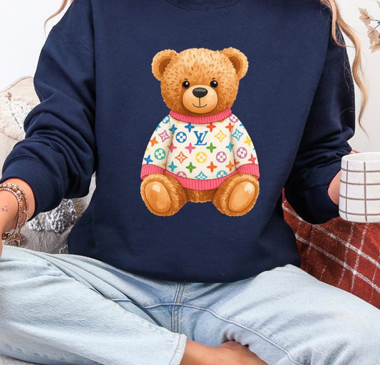 LV Inspo Teddy Bear