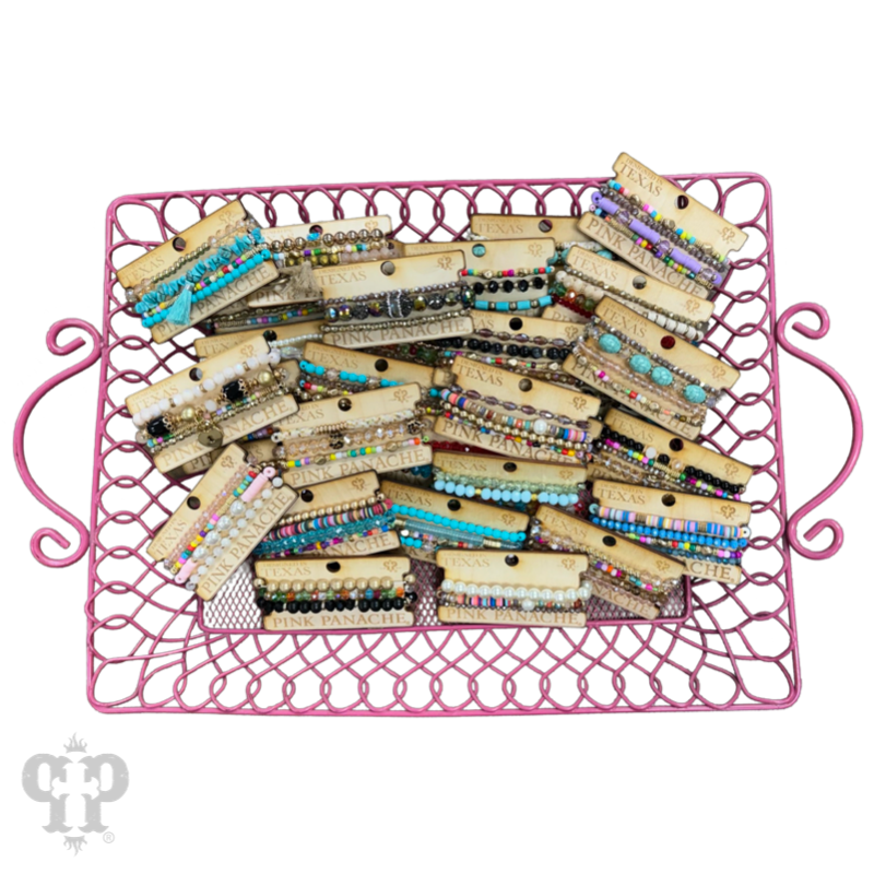 Mystery bracelet stacks, random mix bracelets: Multi-Color