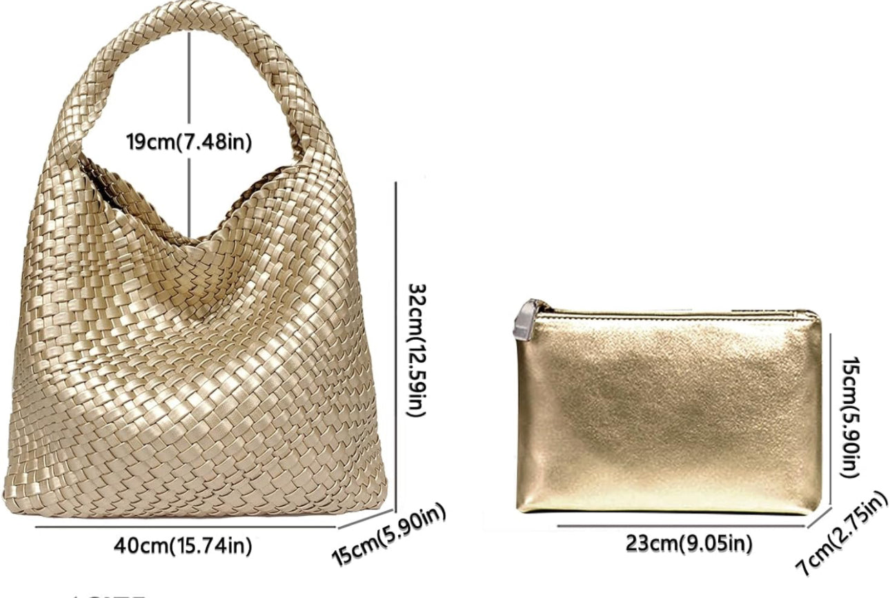 Cleo Handwoven Luxury Tote