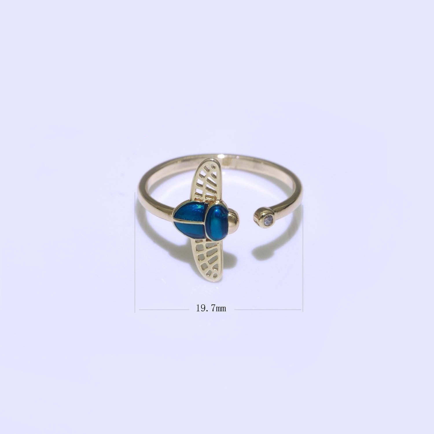 Dainty Bee Ring 18K Gold Filled Ring