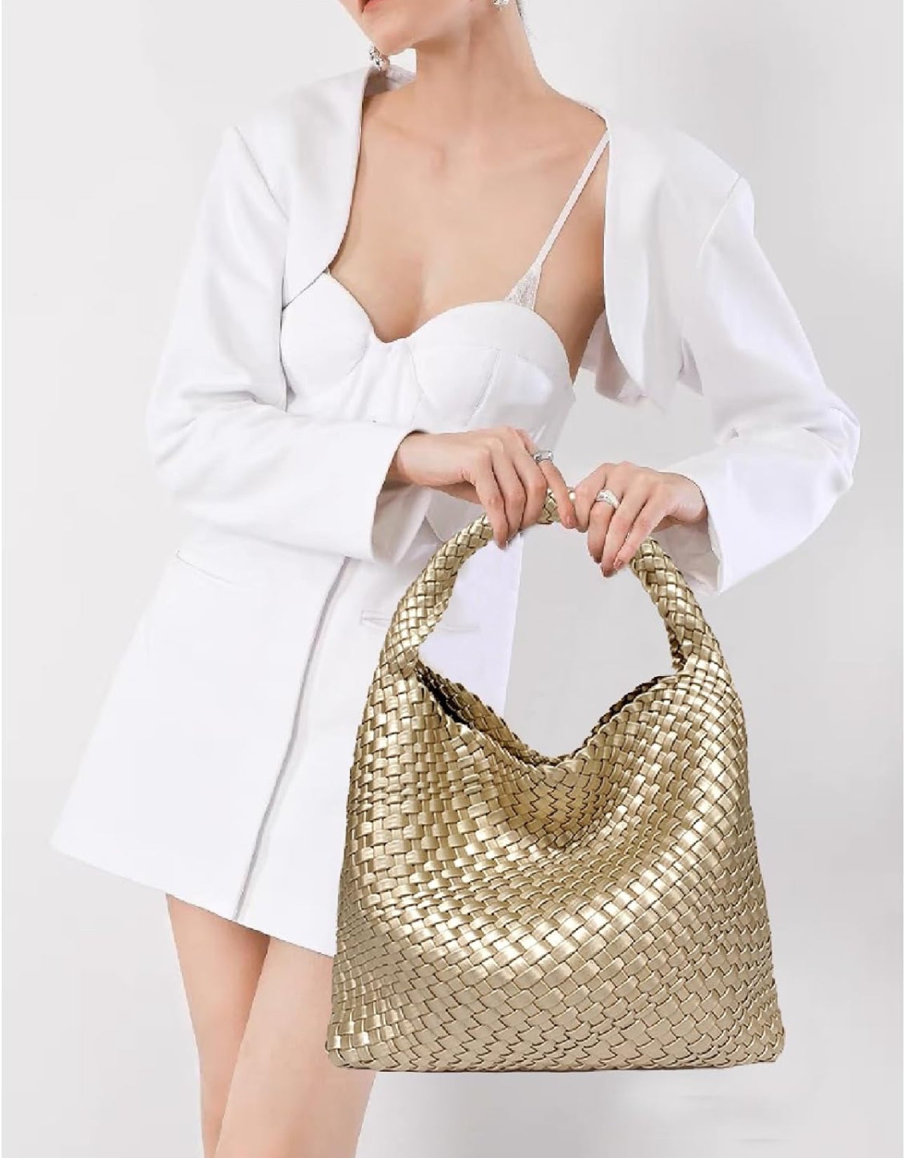 Cleo Handwoven Luxury Tote