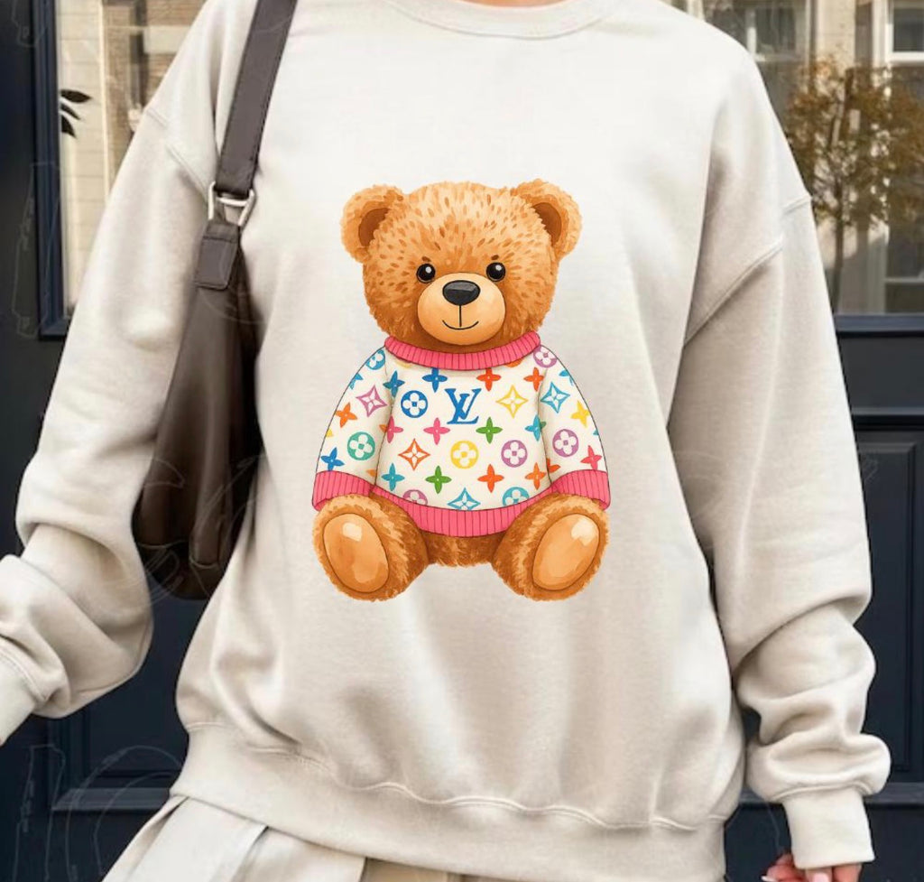 LV Inspo Teddy Bear
