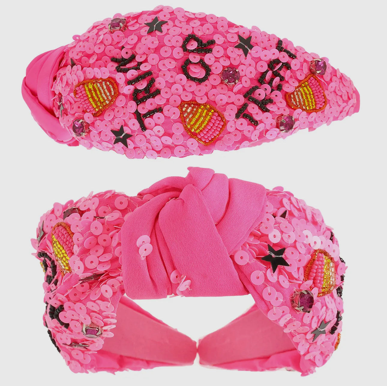 Pink Trick or Treat Statement Headband